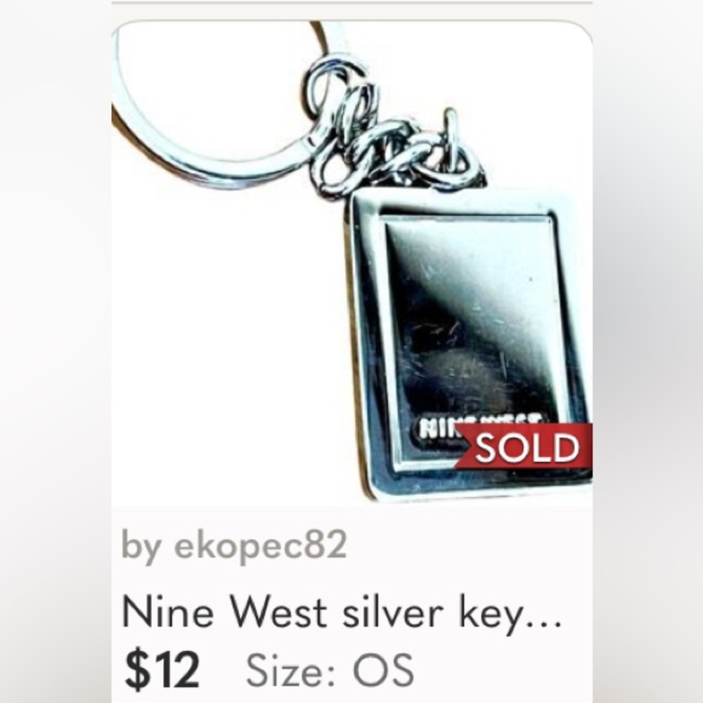 Nine West Silver Keychain Collection - Picture 16 of 16